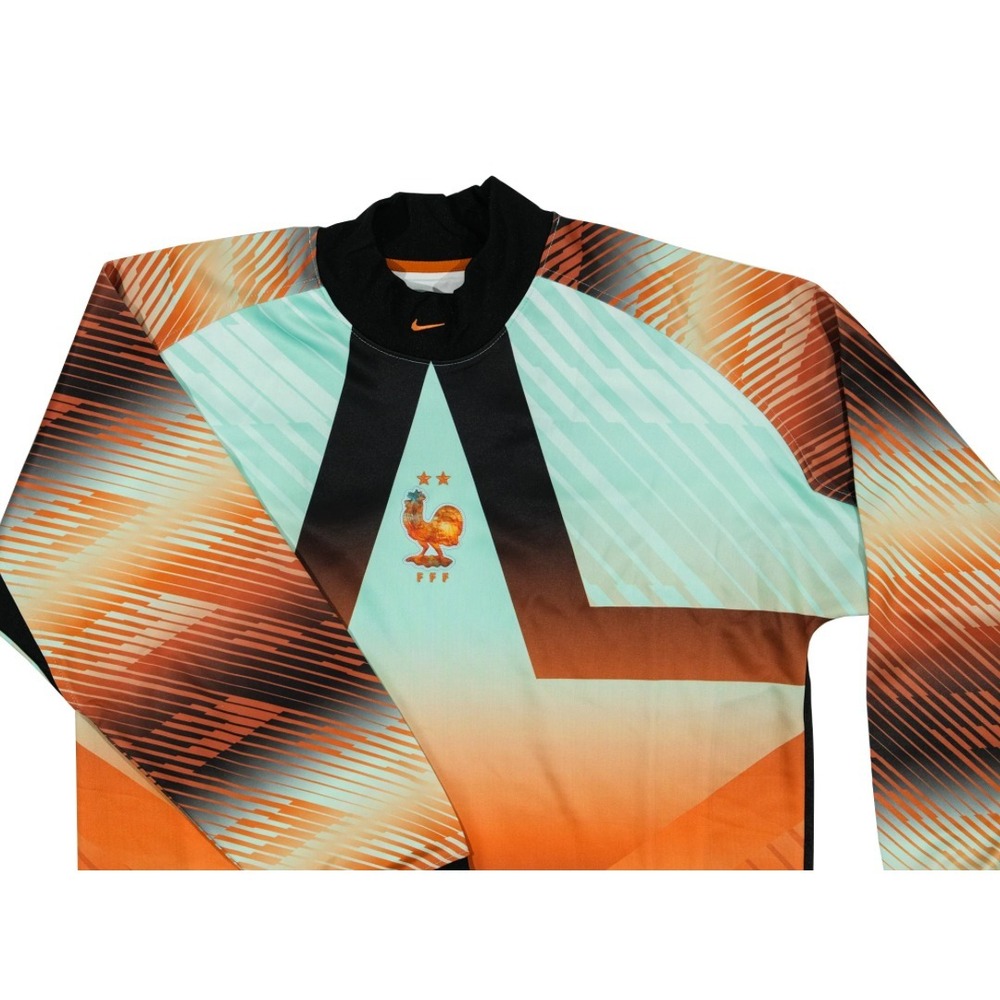 New Nike France Goalkeeper Jersey Small Black Monarch Metallic Copper IO0794-010 - Picture 5 of 6